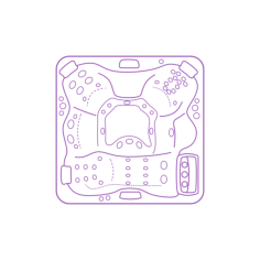 Fixtures Hot Tub Jacuzzi Sundance Cameo Spa Line Art Svg Vector, Free Vectors File
